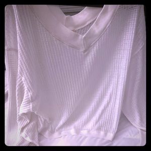 Lightweight White Knit Top